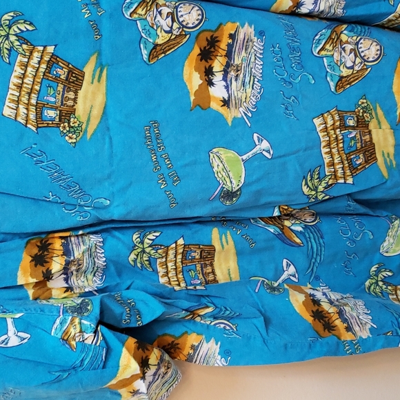 Margarittaville 5 oclock somewhere button up - Picture 5 of 5